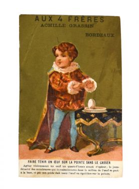 Standing an Egg on Its Point Trade Card