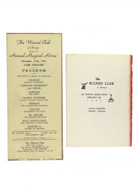 The Wizard Club of Chicago Programs
