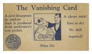 The Vanishing Card, E-Z Magic