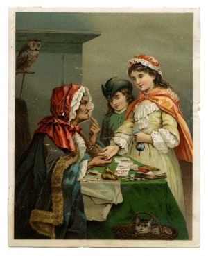 The Gypsy Fortune Teller Trade Card