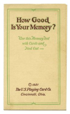 How Good is Your Memory?