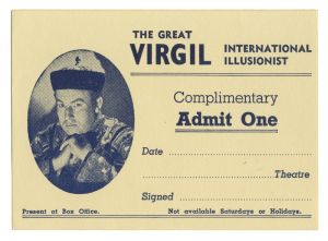 The Great Virgil Complimentary Ticket