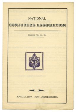 National Conjurers Association Application for Membership