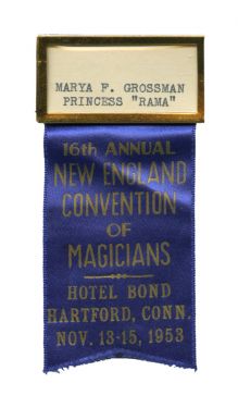 1953 New England Magicians Convention Badge
