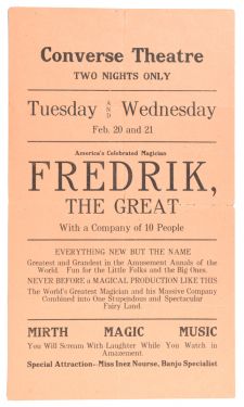 Fredrik The Great at Converse Theatre