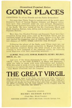 The Great Virgil Pamphlet