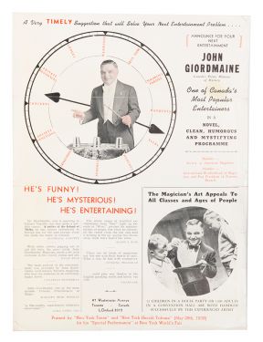 John Giordmaine Advertisement