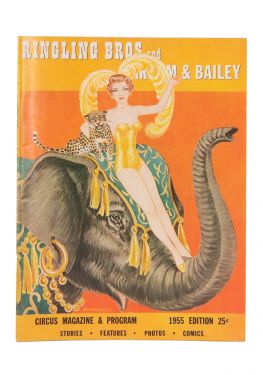 Ringling Bros and Barnum & Bailey Program 1955 Edition