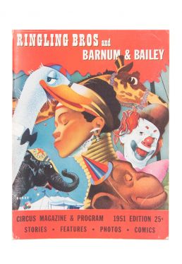 Ringling Bros and Barnum & Bailey Program 1951 Edition