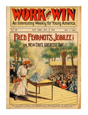 Work and Win, Illustration of a Magician
