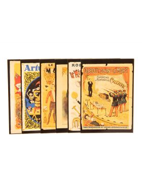 Six Vintage Magic Postcards