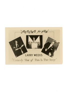 Larry Weeks, Juggling for Fun Postcard