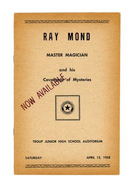 Ray-Mond: Master Magician and His Cavalcade of Mysteries Program