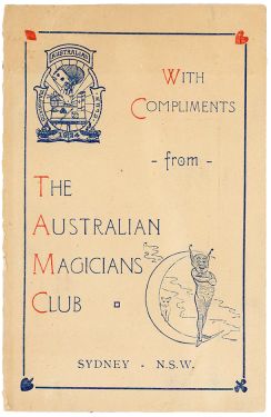 Australian Magicians Club Leaflet