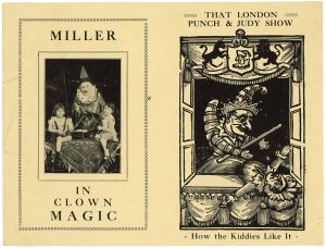 Ed Miller in Clown Magic Flier