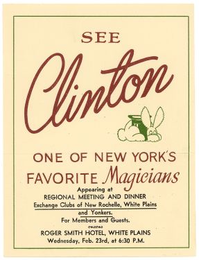 Clinton Advertisement Slip