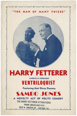 Harry Fetterer Ventriloquist Advertisement