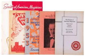 Collection of the Society of Amrican Magicians Conference Programs