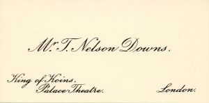 T. Nelson Downs Business Card