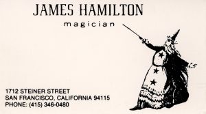 James Hamilton Business Card