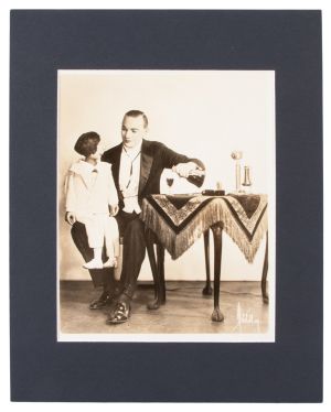 The Great Lester Ventriloquism Photograph