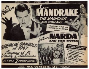 Mandrake the Magician Advertisement