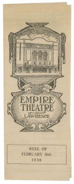 Hardeen Empire Theatre Program