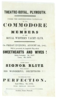 Signor Blitz Handbill