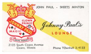 Johnny Paul Business Card