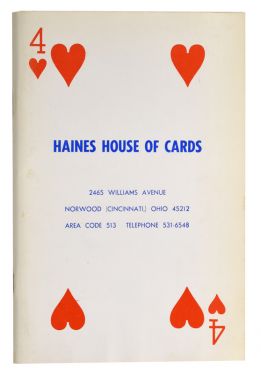 Haines House of Cards, Catalog No. 4
