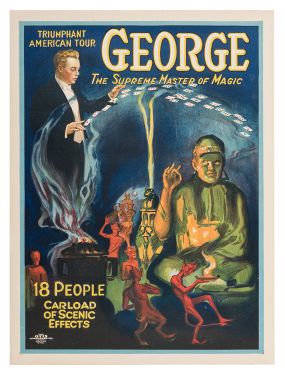 George the Supreme Master of Magic Poster
