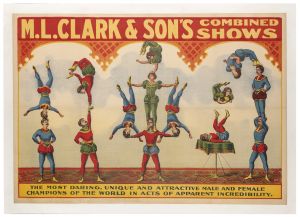M. L. Clark & Sons Combined Shows Poster