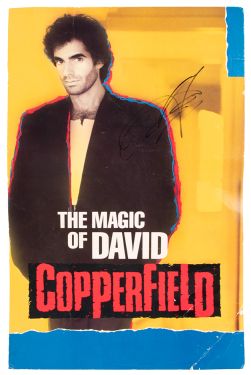 The Magic of David Copperfield Signed Poster