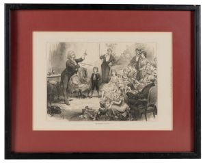 The Christmas Conjuror from The Illustrated London News, Framed