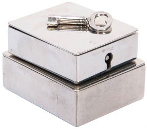 Silver Locking Boxes