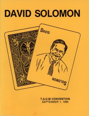 David Solomon, T. A. O. M. Convention Lecture Note