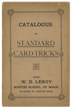 Catalogue of Standard Card Tricks from W. D. Leroy