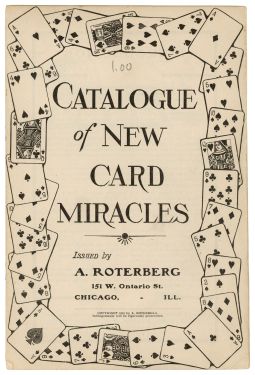Catalogue of New Card Miracles