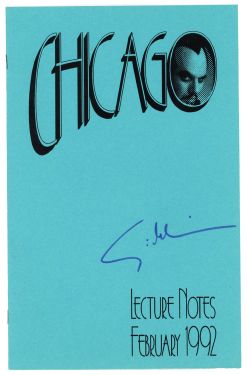 Chicago Lecture Notes, February 1992 (Signed)