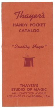 Thayer's Handy Pocket Catalog