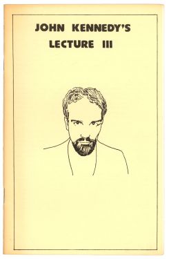 John Kennedy's Lecture III