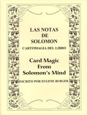 Card Magic from Solomon's Mind: Escrito por Eugene Burger
