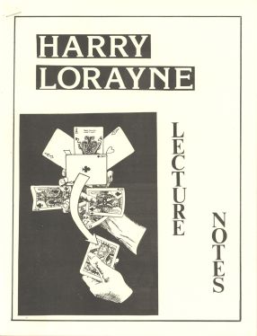 Harry Lorayne Lecture Notes
