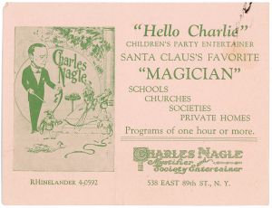 Charles Nagle Advertisement