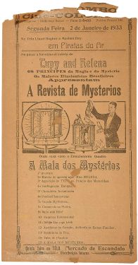 Tupy and Helena: Os Principes de Magia e do Mysterio Broadside