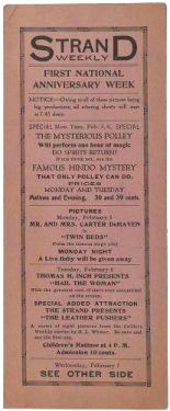 Ludwig Van Weber Telepathy Lecture Program