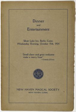 New Haven Magical Society Program