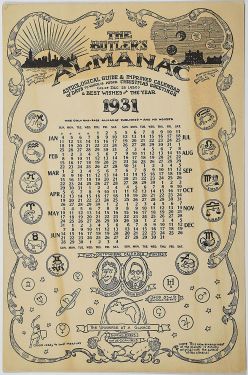 The Butler's Almanac: Astrological Guide and Improved Calendar