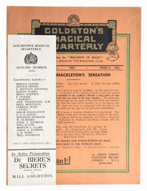 Goldston's Magical Quarterly, Autumn Issue 1935
