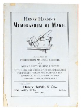 Henry Hardin's Memorandum of Magic